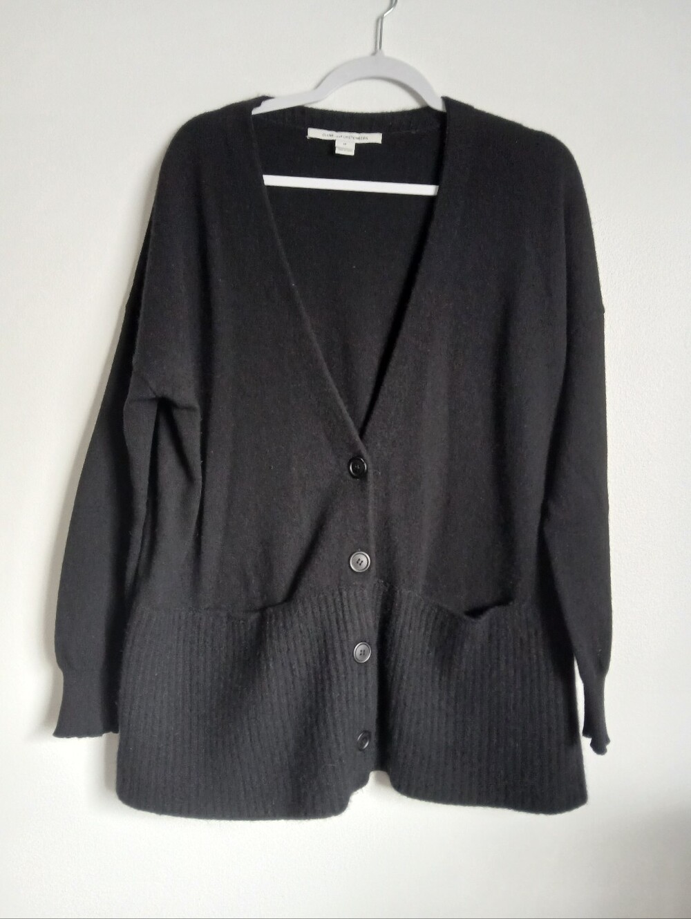 Diane Von Furstenberg Cashmere Sweater Bkack Size Medium